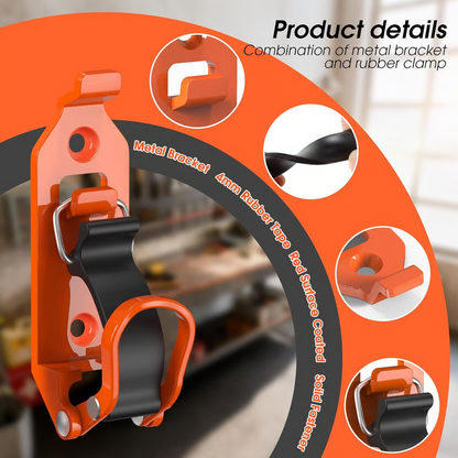 📢📢49% OFF !! ⏰Heavy Duty Tool Holder Wall Mount Clamps
