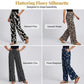 Women's Bohemian Print Drawstring Wide-Leg Pants