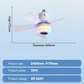 🔥Summer Special🌬️Smart Ceiling Fan with Light, RGB & Bluetooth Speaker