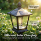 🌿☀️ Outdoor Solar Garden Light with Planter Base – 2-in-1: Solar Lamp + Flower Pot. Auto On/Off at Dusk, Waterproof, Warms Up Your Patio, Deck or Pathway with Greenery & Glow! 🌸💡✨