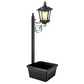 🌿☀️ Outdoor Solar Garden Light with Planter Base – 2-in-1: Solar Lamp + Flower Pot. Auto On/Off at Dusk, Waterproof, Warms Up Your Patio, Deck or Pathway with Greenery & Glow! 🌸💡✨