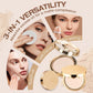 🔥3-in-1 EFFORTLESS VERSATILITY -⚡Waterproof Setting Matte Powder Compact