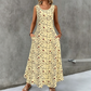 🔥LIMITED TIME 50% OFF!🔥  👗 Women's sleeveless floral maxi dress — with side pockets, elegant and comfortable 🌸
