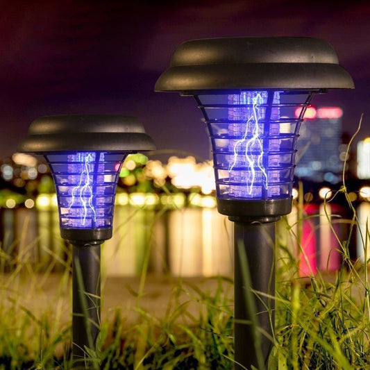 ⏰LIMITED QUANTITY ONLY💥🚫🦟Solar Mosquito Zapper Lamp Stake