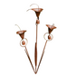 🎐🌿 Calla Lily Garden Stake with Bell Chimes – Elegant Metal Flower, Wind-Activated Chimes, Rustproof, Stakes into Soil. Perfect for Patio, Yard or Flower Bed 🌸🔔✨