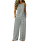 👕 40% OFF! ✨ Women's Casual Sleeveless Top and Wide-Leg Trousers Set