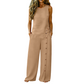 👕 40% OFF! ✨ Women's Casual Sleeveless Top and Wide-Leg Trousers Set