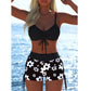 🩱 LIMITED-TIME 50% OFF! ✨ Women's Bikini Set – Drawstring Top, Boy Shorts, Multiple Styles 🏖️