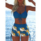 🩱 LIMITED-TIME 50% OFF! ✨ Women's Bikini Set – Drawstring Top, Boy Shorts, Multiple Styles 🏖️