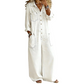 👗✨ Timeless Denim Style | Women's Relaxed Wide-Leg Utility Jumpsuit