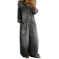 👗✨ Timeless Denim Style | Women's Relaxed Wide-Leg Utility Jumpsuit