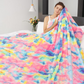 Ultra-Soft Tie-Dye Plush Throw Blanket