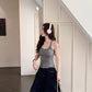 🌸50% OFF !! Ribbed Racerback Crop Tank Top – Light & Slim Fit ☀️💃【Limited Offer】
