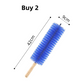 Dust brush, cleaning brush – bendable microfiber brush head, reusable dust collector, washable, suitable for ceiling fan blades.