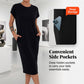 Women's Casual Short Sleeve T-Shirt Dress