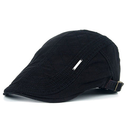 🧢🌿Adjustable Breathable Flat Cap for Men