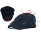 🧢🌿Adjustable Breathable Flat Cap for Men
