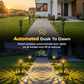 4PCS-Solar Garden Lights for Outdoor Pathways