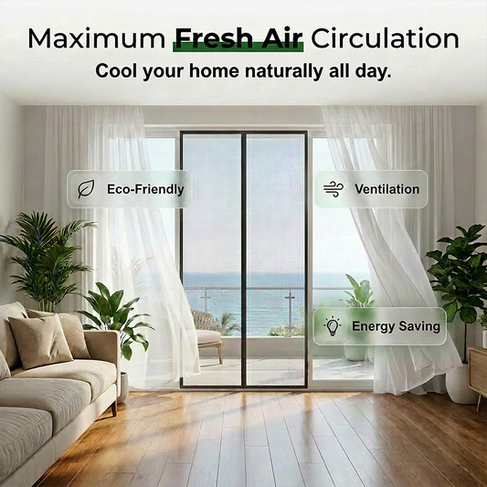 🏆LAST DAY SALE 50% OFF🔥Magnetic Screen Door with Full Frame Velcro
