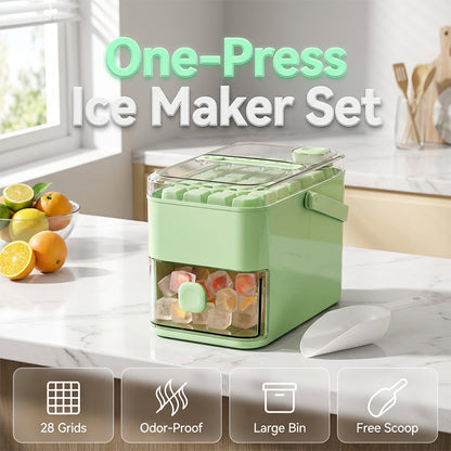 📢📢50% OFF !! ⏰ Ditch the struggle. Press down, watch the ice plopinto the bin. Zero effort, max ice. 🚀