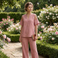 🔥 Limited-Time Sale – Up to 57% OFF✨Solid Color Relaxed Fit Tunic and Trousers Outfit