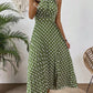 👗New Arrival 50% OFF🍊 Retro Polka Dot Halter Dress – Flowy Pleated Skirt & High Waist – Flattering & Breezy 🍋