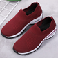 Women's Slip-On Knit Mesh Running Shoes