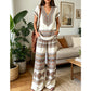 📢📢50% OFF !! ⏰Women's Printed Top & Pants 2-Piece Set