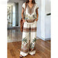 📢📢50% OFF !! ⏰Women's Printed Top & Pants 2-Piece Set