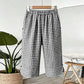Women’s Casual Plaid Capri Pants