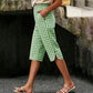 Women’s Casual Plaid Capri Pants