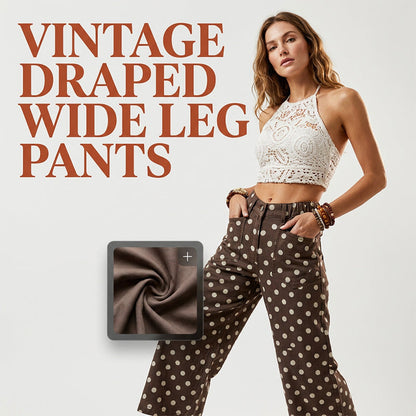 🔥New Arrivals & Best Sellers-Women's Casual Polka Dot Wide Leg Pants