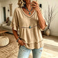 Women's Bohemian Hollow-Out Fringe Top