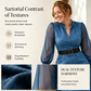 Slim Fit Stand Collar Denim Midi Dress