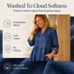 Women's Plus Size Button-Up Denim Maxi Dress