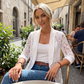 Women's Elegant Floral Lace Blazer