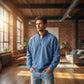 Men's Vintage-Wash Half-Zip Pullover