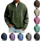 Men's Vintage-Wash Half-Zip Pullover