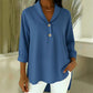 Women's Shawl Collar Button Front Blouse