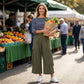 Women's Cropped Wide-Leg Cargo Pants
