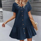 Casual Cotton Linen Dress