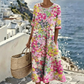 Women's Floral Printed Loose Fit Dress