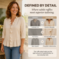Women's Elegant Ruffled V-Neck Top