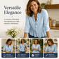 Women's Elegant Ruffled V-Neck Top