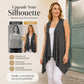 Women's Casual Sleeveless Draped Cardigan