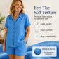 Women's Button-Down Shirt & Shorts 2-Piece Set