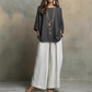 Women's Loose Top & Wide-Leg Pants 2-Piece Set