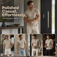 Men's Short Sleeve Breathable Henley Shirt