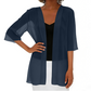 Women's Chiffon Open Front Cardigan Loose