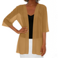 Women's Chiffon Open Front Cardigan Loose